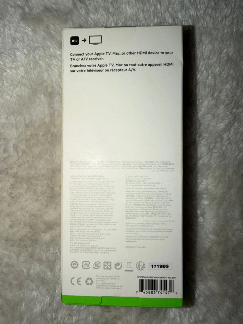 belkin Ultra High Speed HDMI Cable